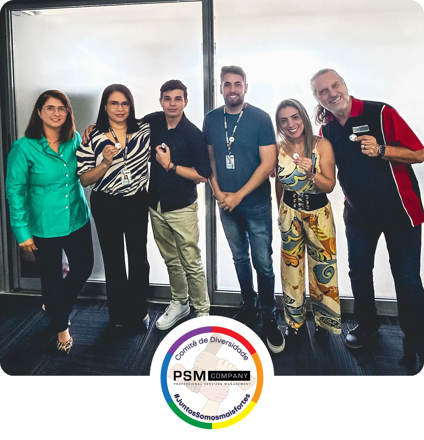 Comitê interno “Juntos somos mais fortes”
